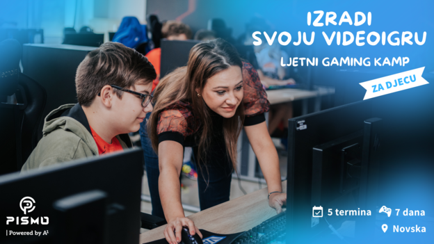 Ljetni gaming kamp za djecu u srpnju i kolovozu