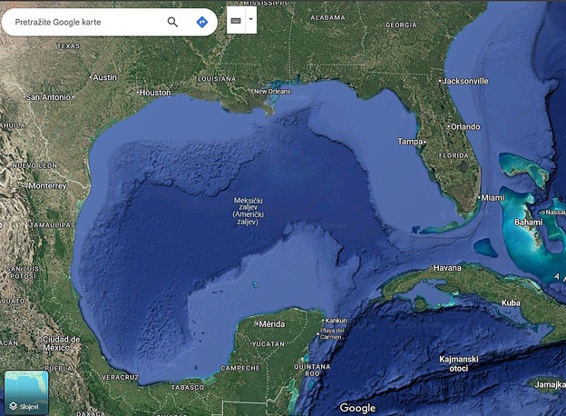 Google Maps promijenio Meksički zaljev u Američki