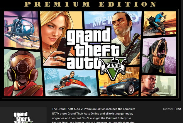 Besplatni download GTA V srušio Epicov store