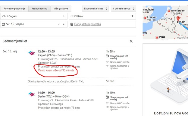 Googleov AI predviđa kašnjenja letova