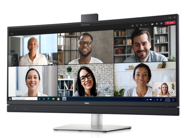 Dellovi novi monitori imaju gumb za Microsoft Teams