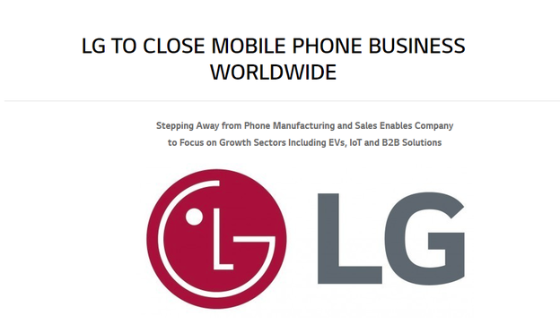 LG službeno odustaje od mobitela