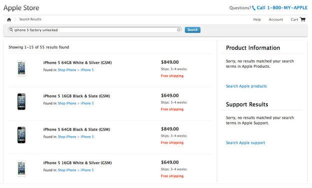 U Apple Storeu se pojavili otključani iPhone 5 uređaji