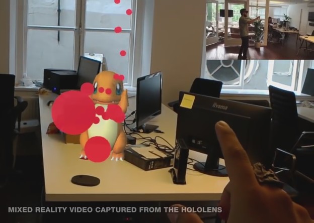 VIDEO: Pokemon GO je uz HoloLens jako cool