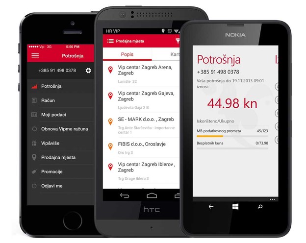 Vip donosi aplikacije za Android, iOS i Windows Phone