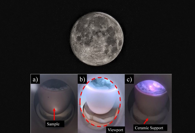 Izvlačenje vode iz Mjesečeve prašine mikrovalkom